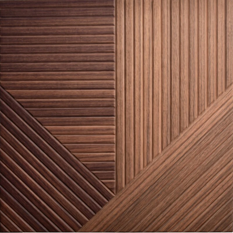 מלון בוטיק Wonear Multi-Tone Linear Wood לוח אקוסטי